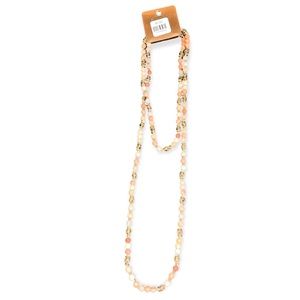 Pink | Gold Beaded Necklace